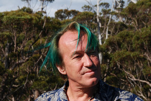 Patrick Blanc in the canopy of of Red Tingles, Eucalyptus jacksonii, Walpole, Western Australia, Nov 2011