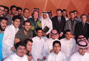 Patrick Blanc, just after a conference in KAFD, Riyadh, Nov 2014