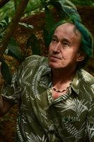 Patrick Blanc looking at the crown of Dysoxylum pettigrewianum, Daintree, Queensland, Australia, Nov. 2012