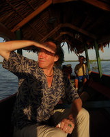Patrick Blanc on the Amazon, Iquitos, Peru, Aug 2014