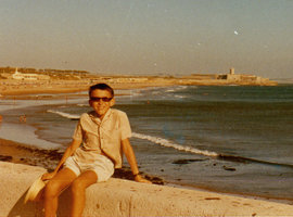 Patrick Blanc, summer 1965, Estoril, Portugal