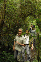 Patrick Blanc with the Cultural Taipeh team, Cilan forest, Taiwan, June 2007