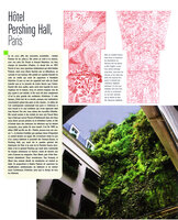 Pershing Hall Vertical Garden, from Le Mur végétal de la Nature à la Ville by Patrick Blanc, Michel Lafon Ed;, Paris etc 2008 