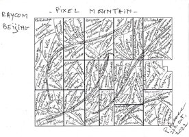 Pixel Mountain vertical garden design by Patrick Blanc, Raycom Tower, Beijing