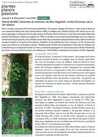Plantes Plaisirs Passions, Communiqué de presse, Château de la Roche Guyon 2024