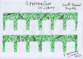 Plant Installation Design by Patrick Blanc, South exposed Façade, McArthurGlen Giverny