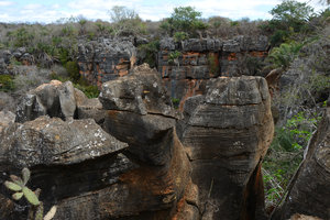 Sandstone outcrops, Chapada Diamantina, Bahia, Brazil