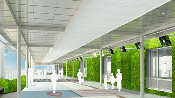 Shin-Yamaguchi station corridor