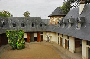 Spirale Vegetale by Patrick Blanc in the Cour des Ecuries, Chaumont sur Loire