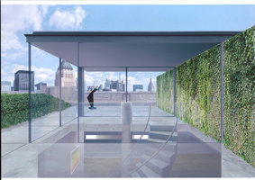 T. ANDO Penthouse plan South view from East