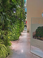 The base of the Green Columns at Robinsons, Festival City, Dubai