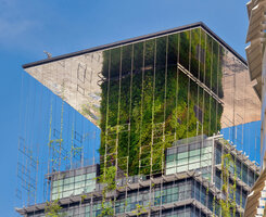 Vertical Garden at the top of Le Nouvel KLCC tower, Kuala Lumpur, photo by Wayne Williams