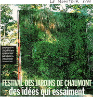 Vertical garden by Patrick Blanc at Chaumont sur Loire, France