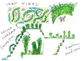  Vert Tikal, proposition by Patrick Blanc for Gecina