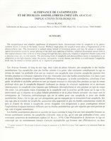 Blanc P., 1982, Alternance de cataphylles et de feuilles assimilatrices chez les Araceae, implications écologiques, Mem. Mus. nat. Hist. nat., 132, 263-272
