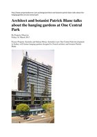 Property Observer 1er mars 2013, Vertical Garden by Patrick Blanc