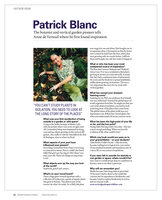 Garden Design Journal  July 2013, Vertical Garden by Patrick Blanc