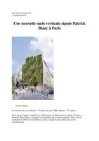 Le moniteur.fr   11 Septembre 2013, Vertical Garden by Patrick Blanc