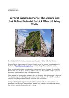 Weather.com Sept. 16th 2013, Vertical Garden by Patrick Blanc