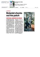 Inner West Courier 15  July 2014, Vertical Garden by Patrick Blanc