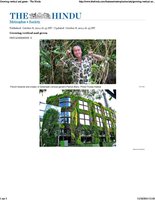 www.thehindu.com  8 Oct 2014, Vertical Garden by Patrick Blanc