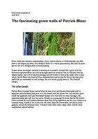 www.intogreen.nl June 2015, Vertical Garden by Patrick Blanc