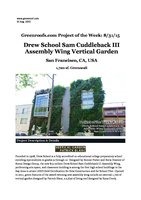 www.greenroofs.com 31 Aug 2015, Vertical Garden by Patrick Blanc