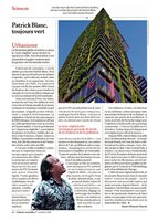 Valeurs Actuelles Oct 2015, Vertical Garden by Patrick Blanc