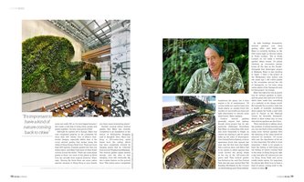 Prestige Hong Kong October 2015, Vertical Garden by Patrick Blanc