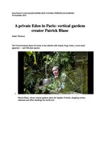 www.financialtimes.com  20 November 2015, Vertical Garden by Patrick Blanc