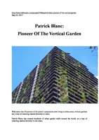 www.billionaire.com 3 May 2017, Vertical Garden by Patrick Blanc