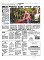 Le Parisien Juillet 2005 La Maison Végétale de Patrick Blanc