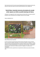 France Info, Nancy, Patrick Blanc, Avril 2023