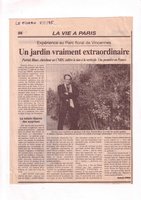 Le Figaro Janvier 1995, Vertical Garden by Patrick Blanc