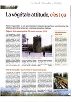 Le Nouvel Observateur mai 2005, Vertical Garden by Patrick Blanc