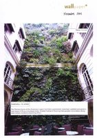 Wall Paper novembre 2001, Vertical Garden by Patrick Blanc