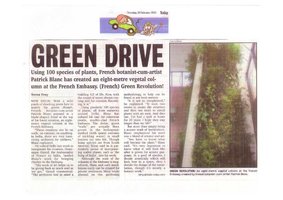 Today Inde Feb 2004, Vertical Garden by Patrick Blanc