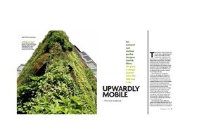 Qantas Magazine March 2010, Vertical Garden by Patrick Blanc