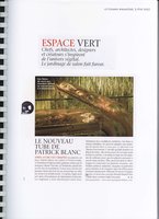 Le Figaro magazine - mai 2007, Vertical Garden by Patrick Blanc