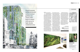 Indesign May 2011, Vertical Garden by Patrick Blanc