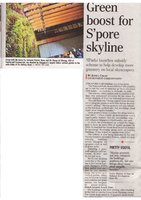 Straits Times Singapore March 25th 2011, Vertical Garden by Patrick Blanc