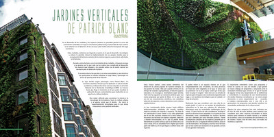 Revista +diseño (+design). Guatemala, Vertical Garden by Patrick Blanc