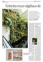 Le Temps Oct 26 2011, Vertical Garden by Patrick Blanc