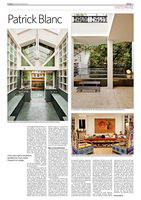 Le Temps Oct 26 2011, Vertical Garden by Patrick Blanc