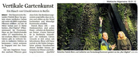 Maz Jan 2012, Vertical Garden by Patrick Blanc