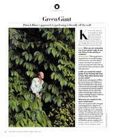 New York Cottages &amp; Gardens April 2012, Vertical Garden by Patrick Blanc