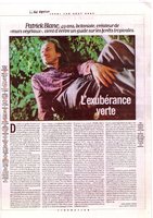 Libération - Portrait - 1er Août 2002, Vertical Garden by Patrick Blanc