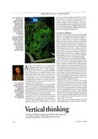 The Garden U.K. April 2001, Vertical Garden by Patrick Blanc