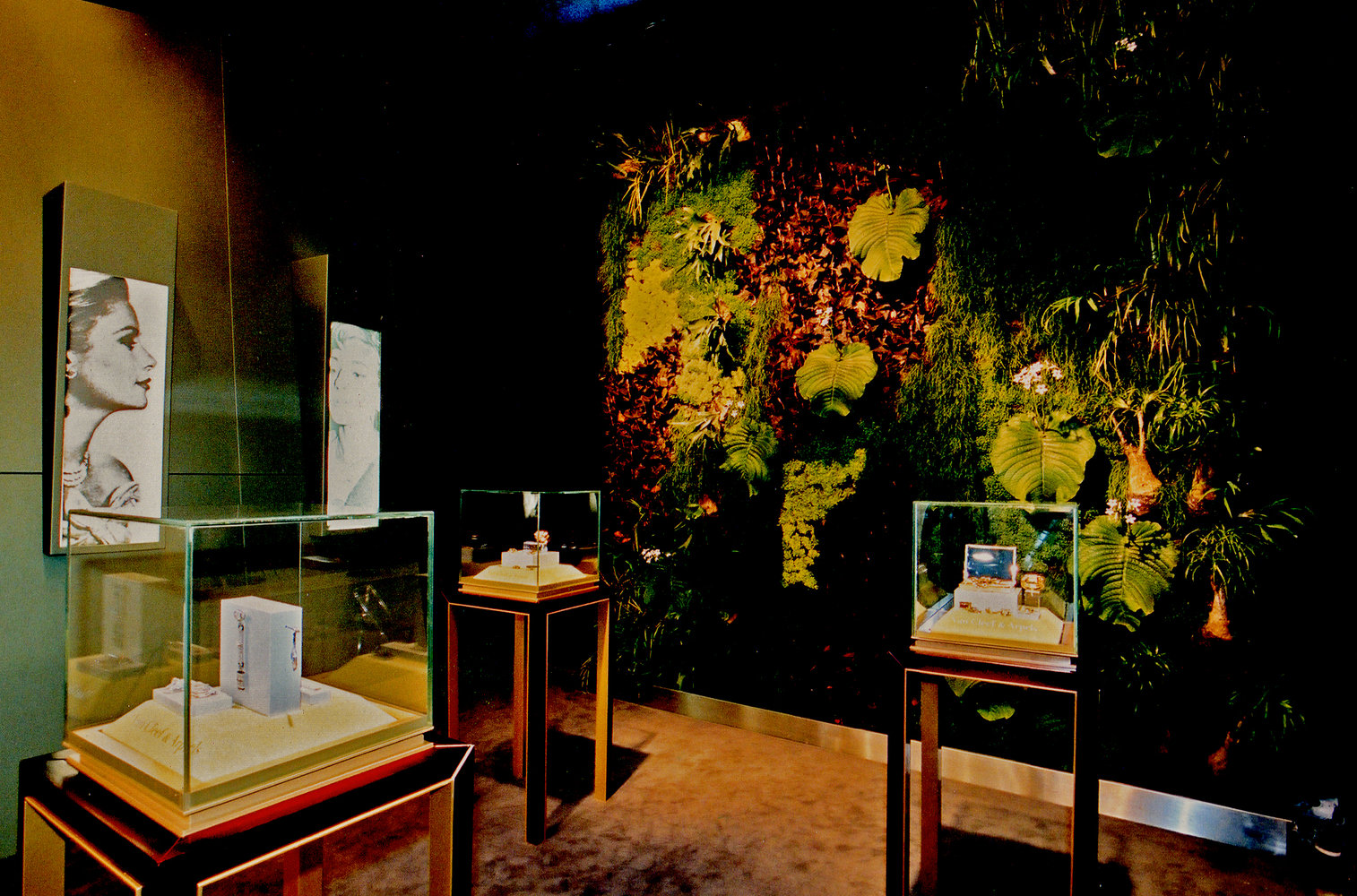 Van Cleef et Arpels, exposition SIHH Mur Vegetal Patrick Blanc